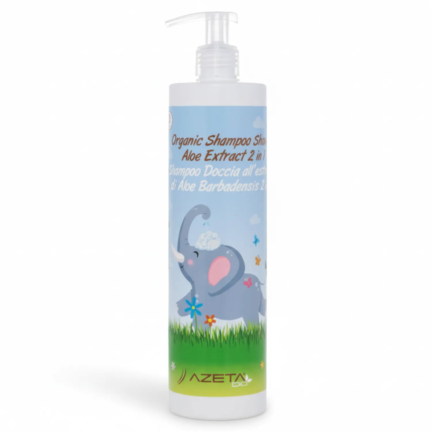 Naturalne Kosmetyki|Naturalne Kosmetyki | Azeta Bio Organiczny szampon i płyn do mycia ciała 2w1 dla dzieci z ekstraktem z aloesu