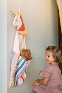 Porządek W Domu|Plecaki I Torebki Dziecięce | Play & Go Organizer ścienny i torba dla dzieci 2w1 - Jednorożec