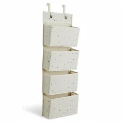 Porządek W Domu|Kosze I Pojemniki | 3 Sprouts Organizer na drzwi wiszący Cream Recycled