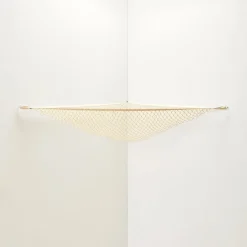 Porządek W Domu|Kosze I Pojemniki | 3 Sprouts Organizer narożny Hamak na zabawki Beige