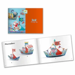 6 Lat+|7 Lat+ | Djeco Origami - ŁÓDKI