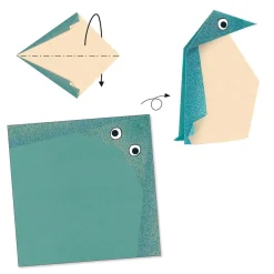 Zestawy Kreatywne|6 Lat+ | Djeco Origami - zwierzęta polarne