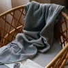 Otulacze muślinowe 70x70 cm - Pure Denim Blue
