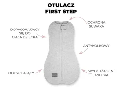 Otulacz FIRST STEP Bloom z czapeczką