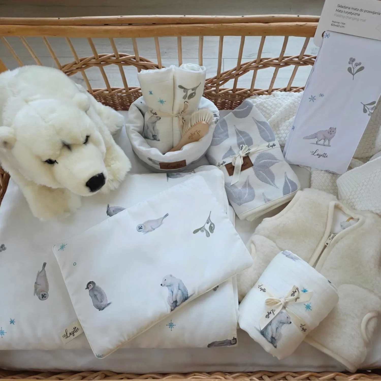Otulacze I Pieluszki|Otulacze I Pieluszki | Layette Otulacz, kocyk bambusowy GREENLAND