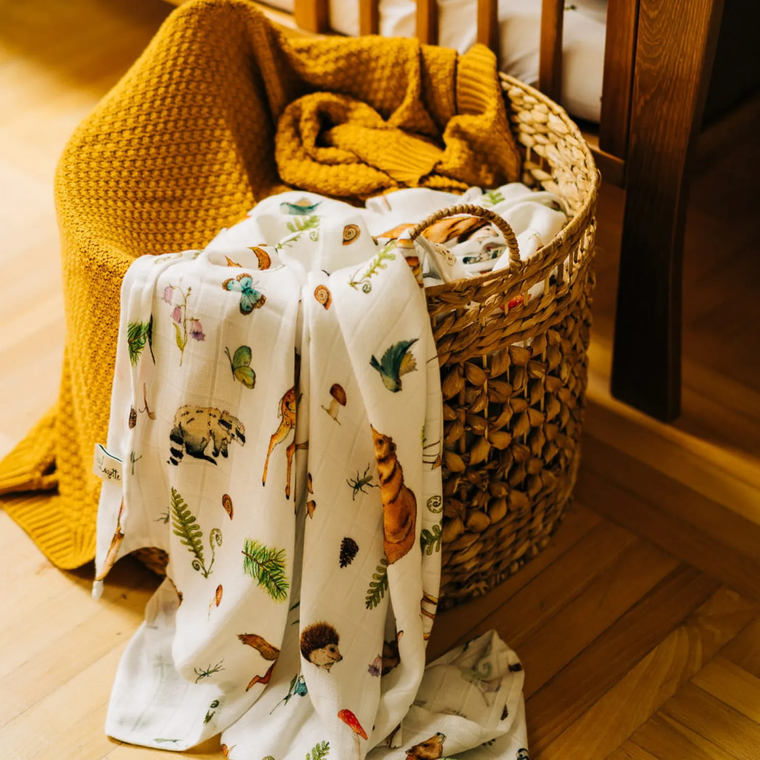 Otulacze I Pieluszki|Otulacze I Pieluszki | Layette Otulacz kocyk bambusowy WOODS