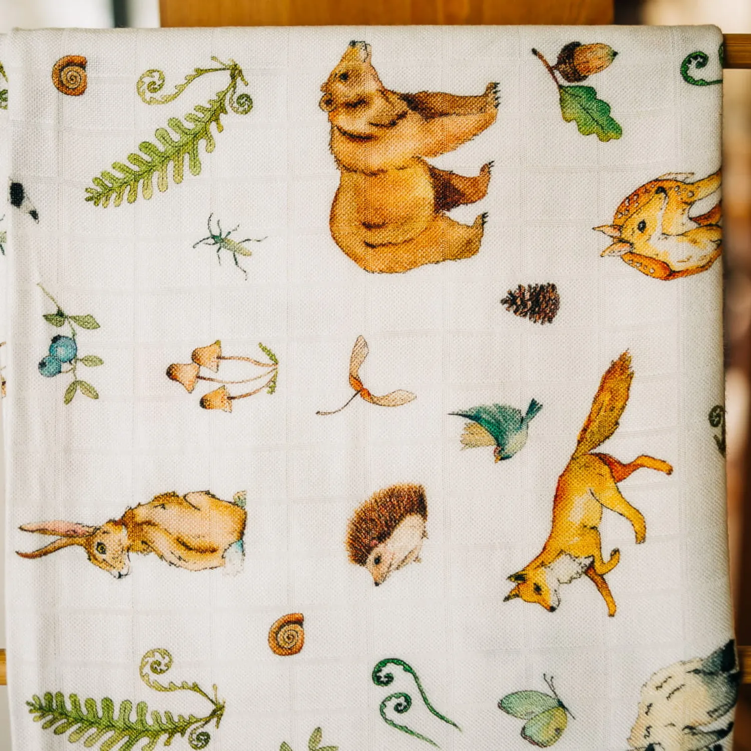 Otulacze I Pieluszki|Otulacze I Pieluszki | Layette Otulacz kocyk bambusowy WOODS