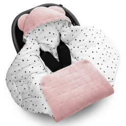 Kocyki|Kocyki I Otulacze Do Fotelika | Sleepee Otulacz, kocyk do fotelika samochodowego Royal Baby Pink