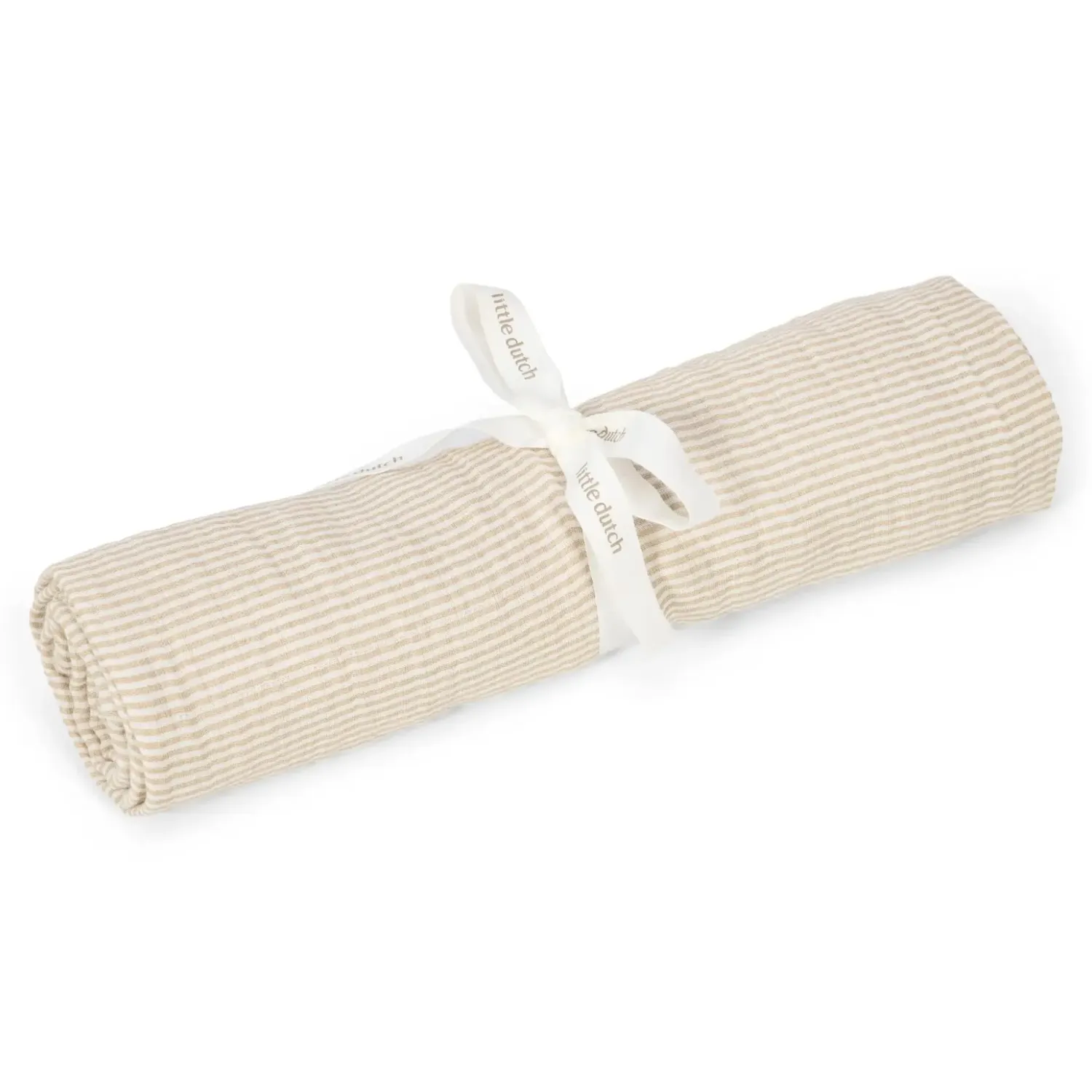 Otulacze I Pieluszki|Otulacze I Pieluszki | Little Dutch Otulacz muślinowy 120x120 cm Pure Soft Beige