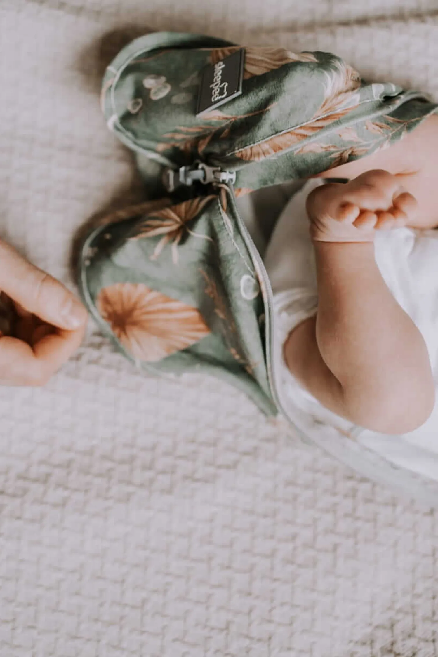 Śpiworki Do Spania|Otulacze I Pieluszki | Sleepee Otulacz SECOND STEP Bohemian Green