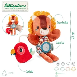 Aktywizujące | Lilliputiens Pacynka aktywizująca Lew Jack 6 m+