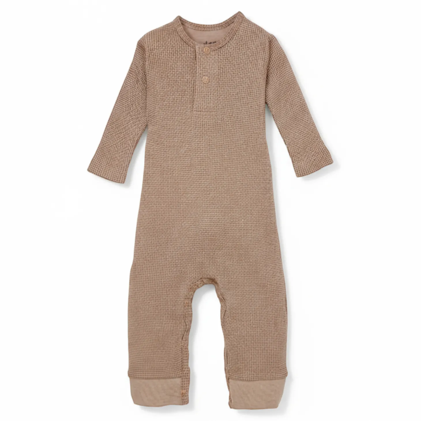 Pajacyk piżamka niemowlęca bawełniana Ciumbelle - Beige