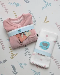 Rampersy|Ubranka Dziecięce | Pink no More Pajacyk welurowy PINK