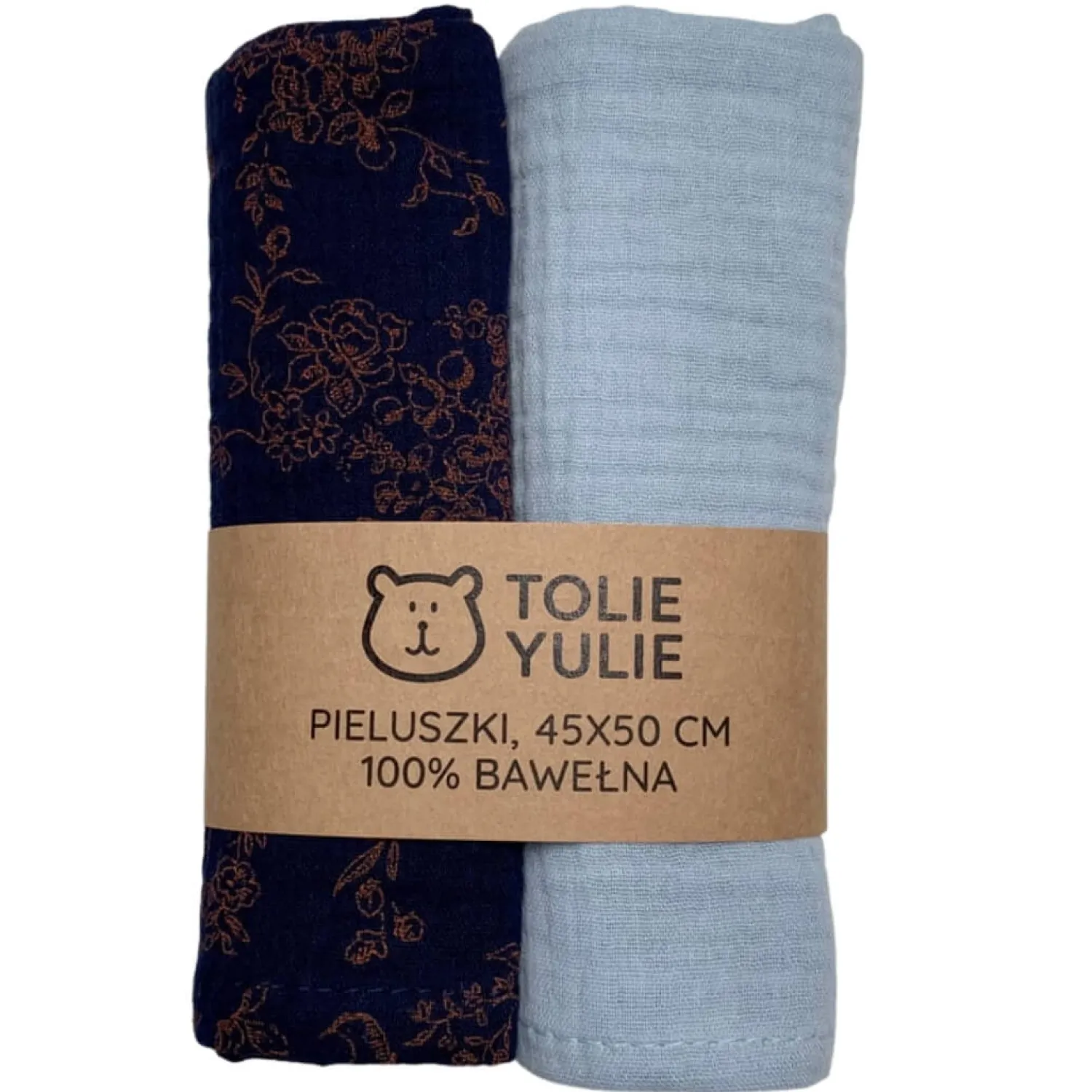 Otulacze I Pieluszki|Otulacze I Pieluszki | Tolie Yulie 2-pak pieluszek muślinowych Bird Night
