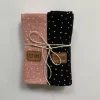 Otulacze I Pieluszki|Otulacze I Pieluszki | Tolie Yulie 2-pak pieluszek muślinowych Black