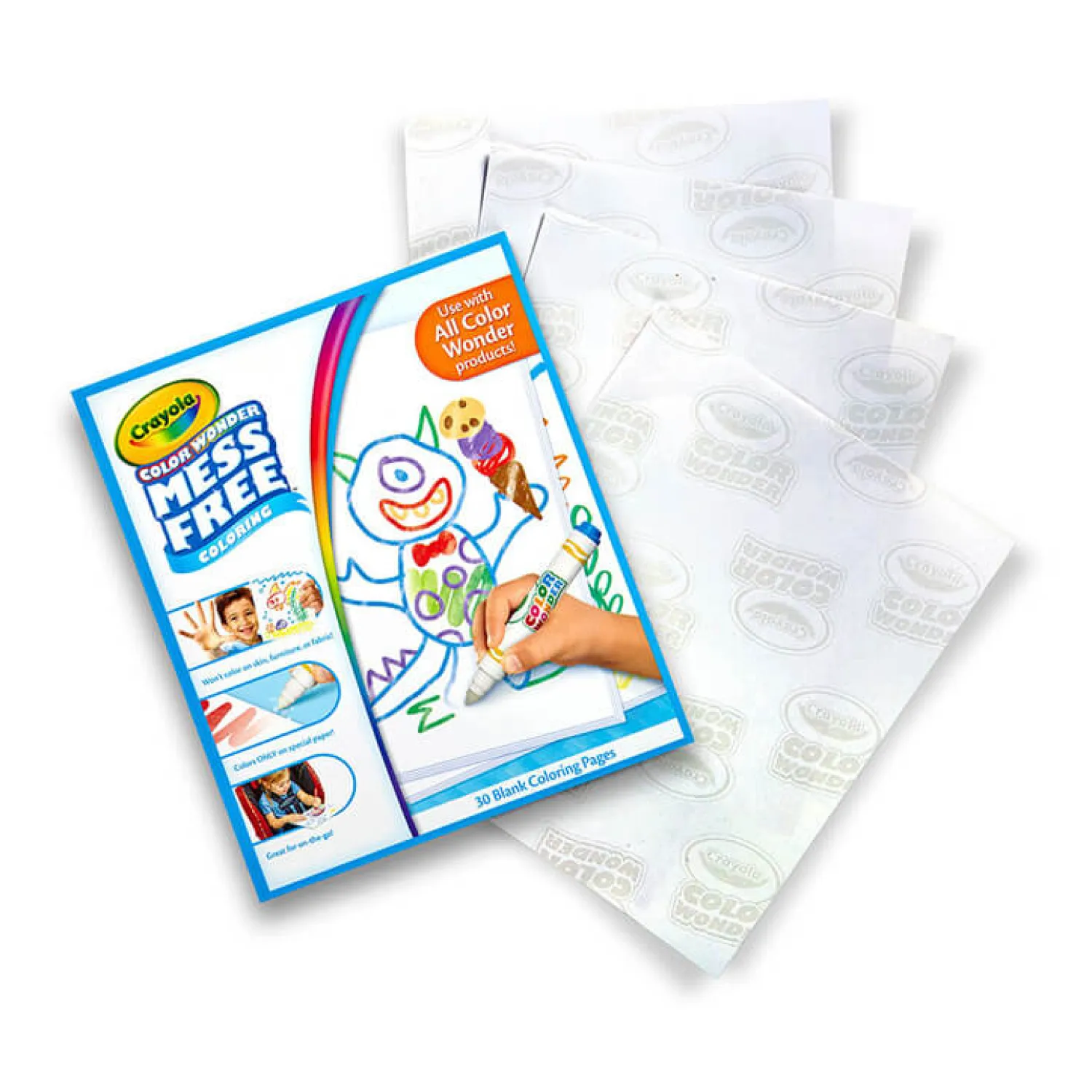 Kolorowanki | Crayola Papier do kolorowania magicznymi flamastrami Color Wonder Mess Free 3+