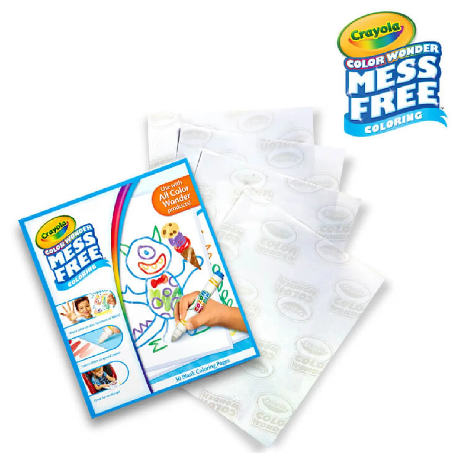 Kolorowanki | Crayola Papier do kolorowania magicznymi flamastrami Color Wonder Mess Free 3+