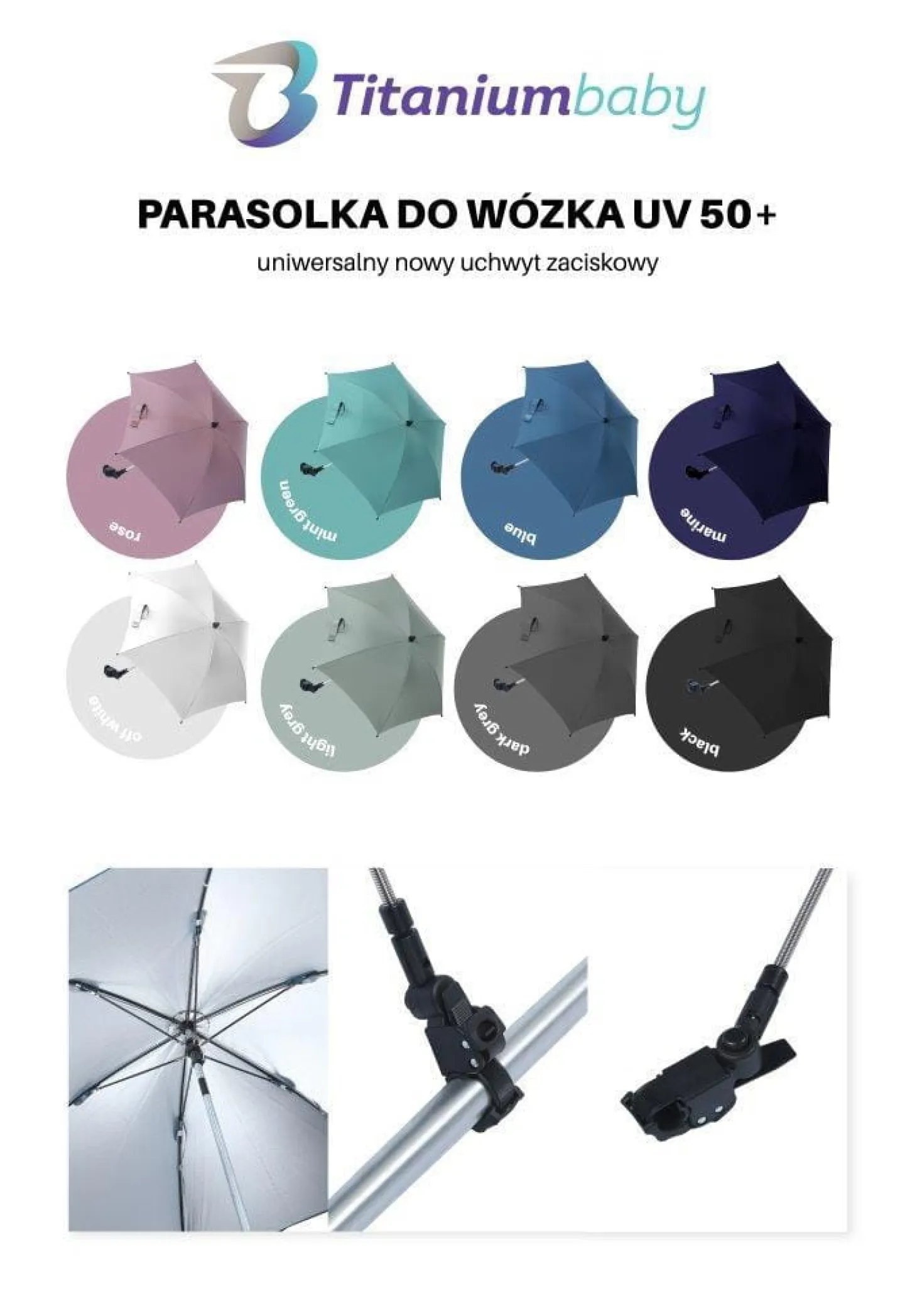 Parasol uniwersalny TB UV 50+ Marine