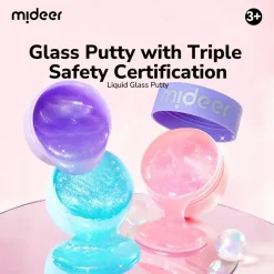 8 Lat+|Sensoryczne | Mideer Perłowa masa sensoryczna Pearly Putty - sakura pink