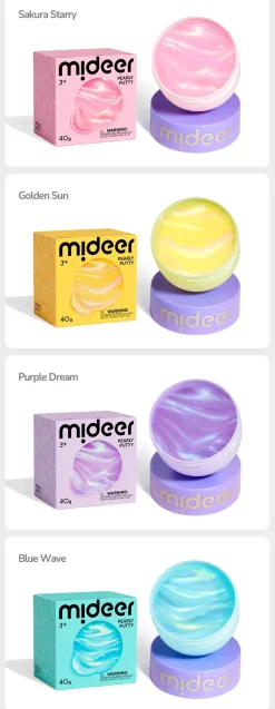 Perłowa masa sensoryczna Pearly Putty - golden sun