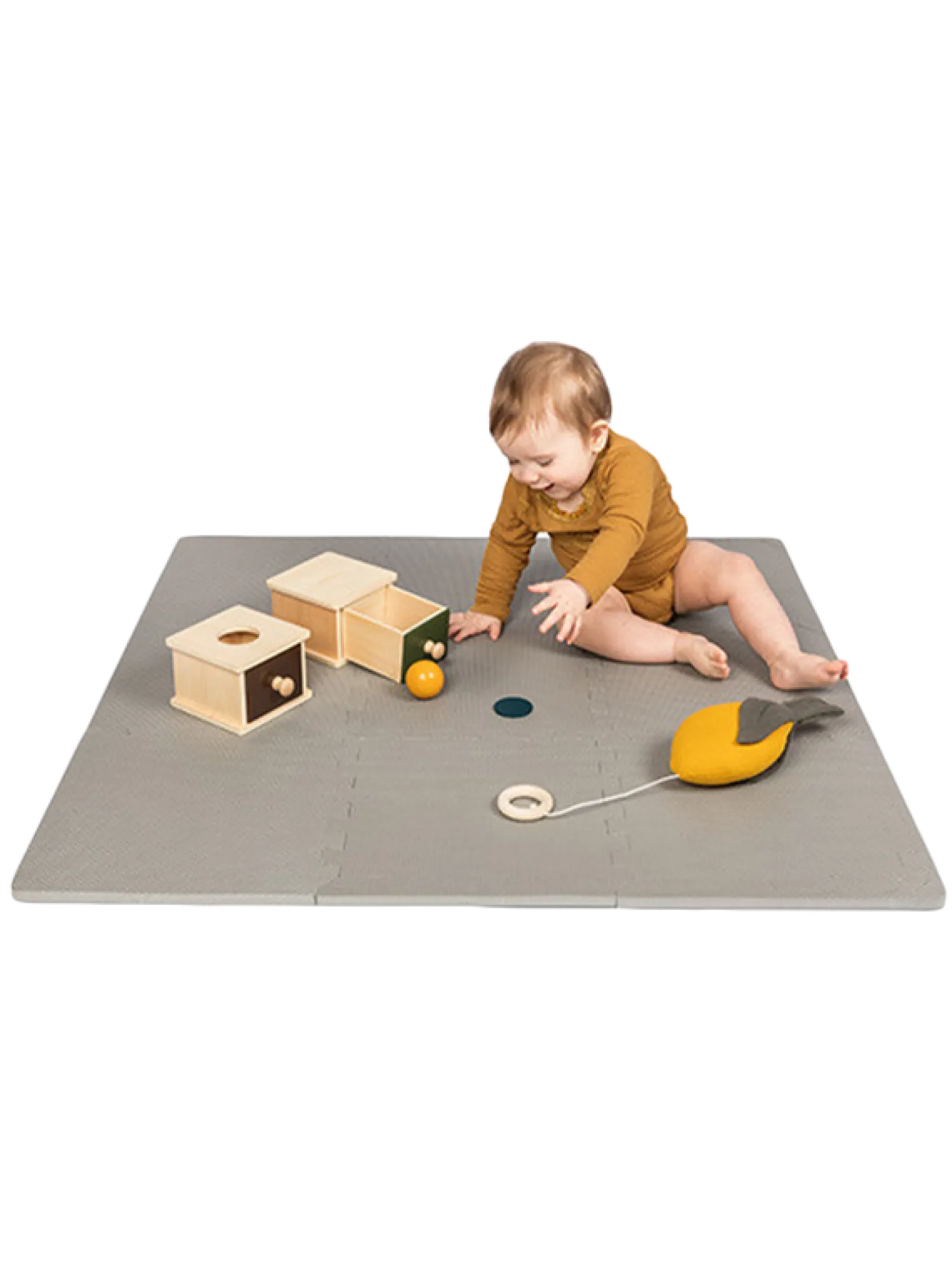Maty Edukacyjne|Maty Edukacyjne | That's Mine Piankowa mata podłogowa GREY