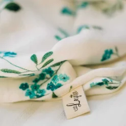 Otulacze I Pieluszki|Otulacze I Pieluszki | Layette Pieluszki bambusowe 2 szt. BLUE FLOWERS