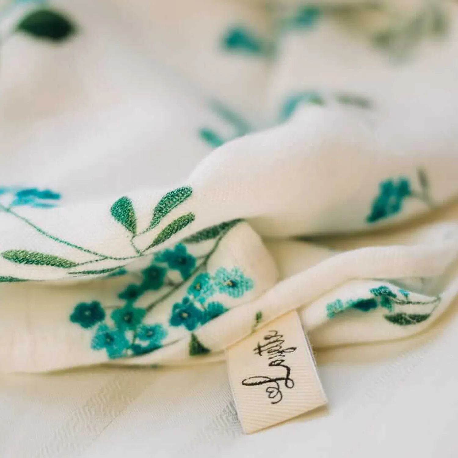 Otulacze I Pieluszki|Otulacze I Pieluszki | Layette Pieluszki bambusowe 2 szt. BLUE FLOWERS