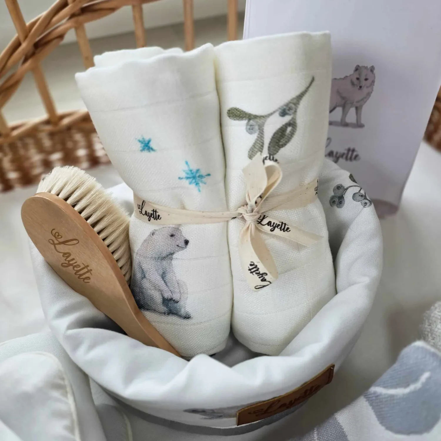Otulacze I Pieluszki|Otulacze I Pieluszki | Layette Pieluszki bambusowe 2 szt. GREENLAND