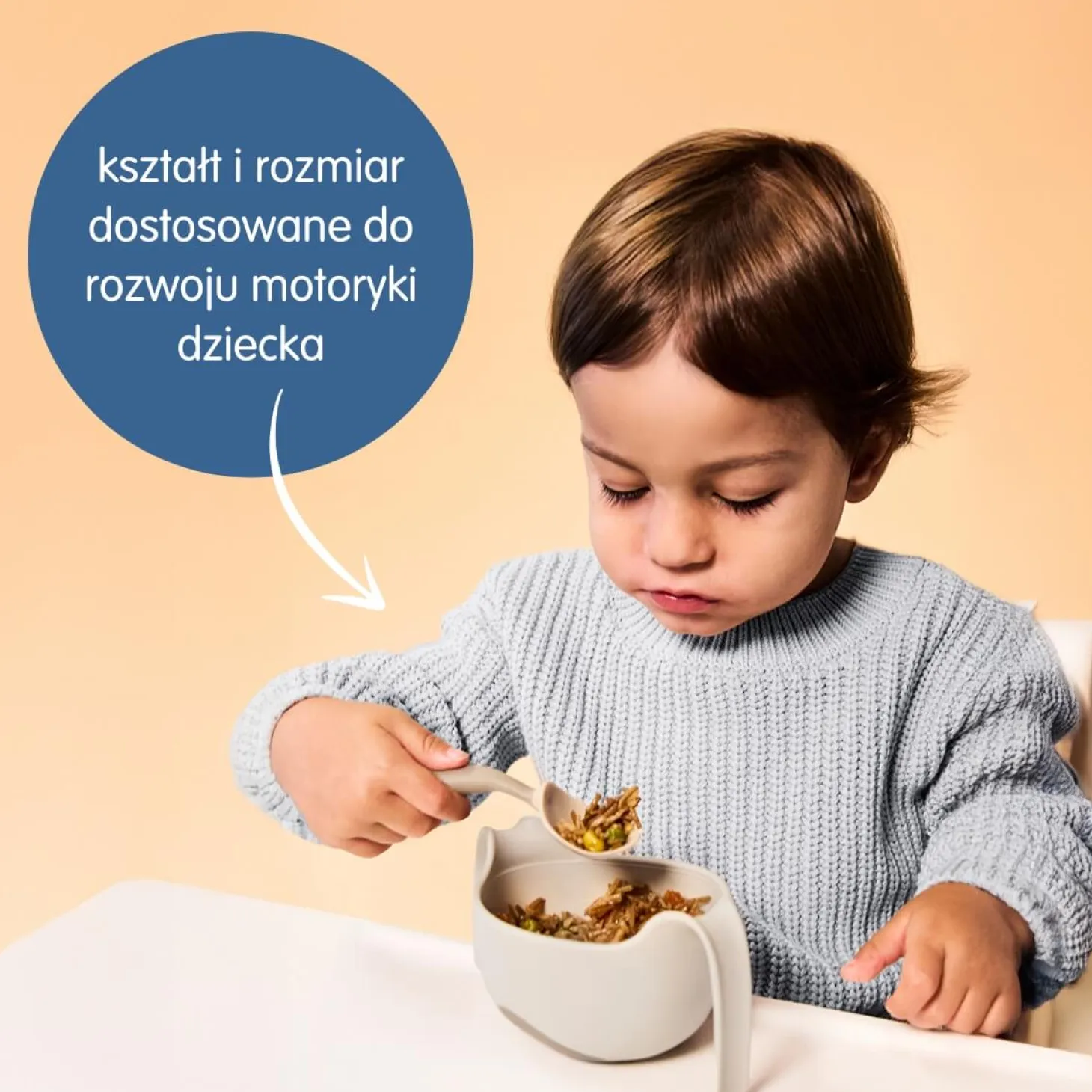 Pierwsze sztućce BLW dla niemowląt, Blush