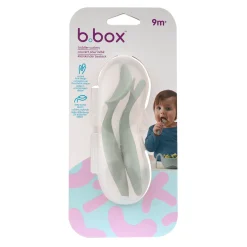 Metoda Blw|Naczynia Dla Dzieci | b.box Pierwsze sztućce BLW dla niemowląt, Sage
