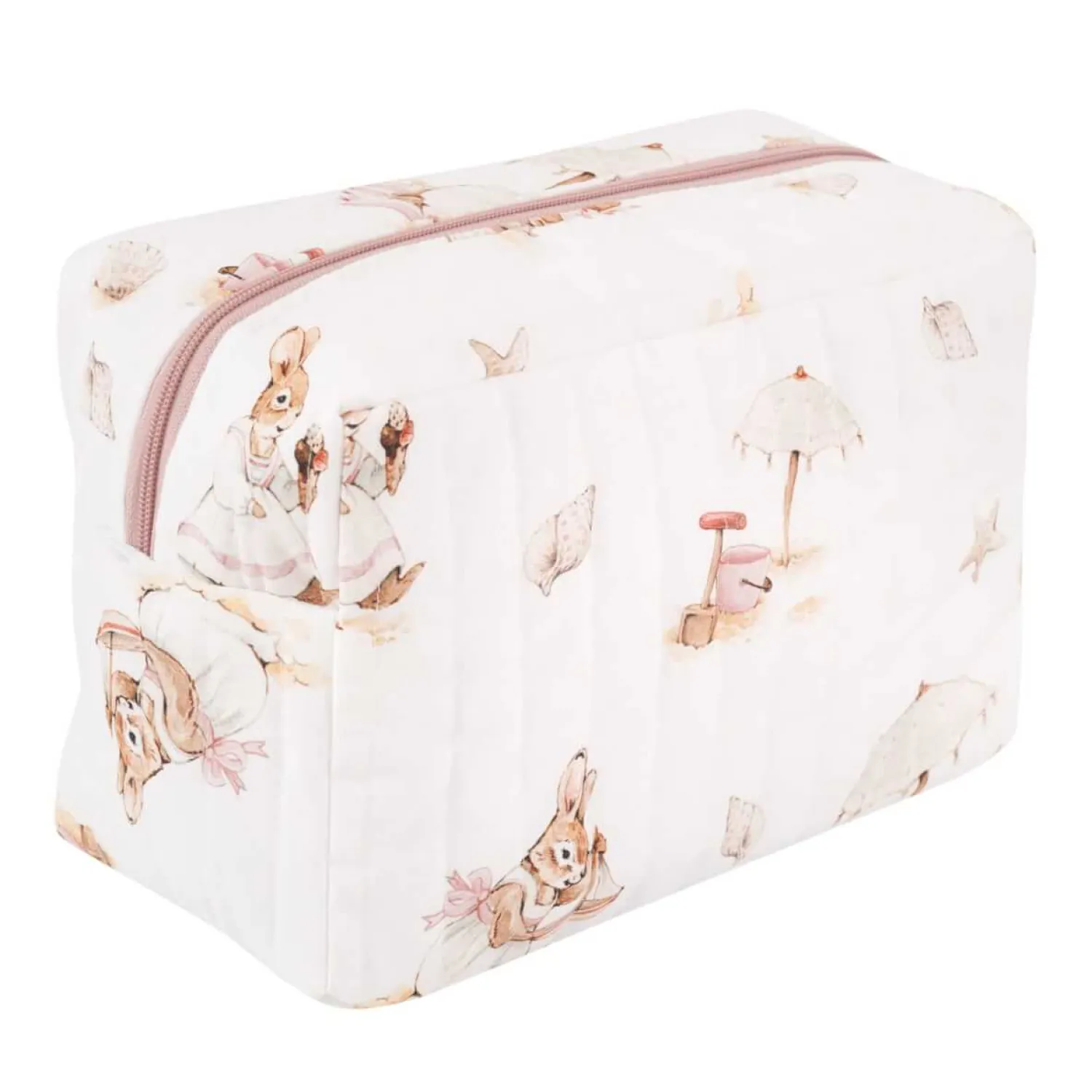 Kosmetyczki|Przydatne Akcesoria | samiboo Pikowana kosmetyczka Saint-Tropez Pink