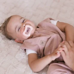 Śpiworek do spania muślinowy z nogawkami 0,5 TOG Malaga - Pink