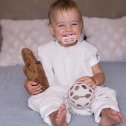 Śpiworek do spania muślinowy z nogawkami 1,5 TOG Malaga - Vanilla