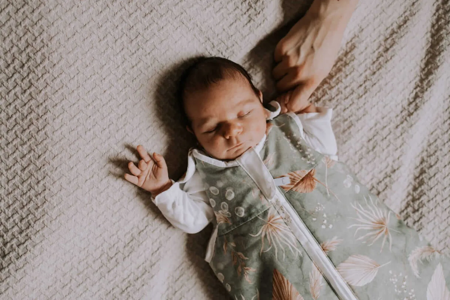 Śpiworki Do Spania|Śpiworki Do Spania | Sleepee Śpiworek do spania Newborn Bohemian Green