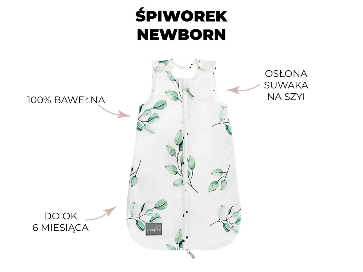Śpiworki Do Spania|Śpiworki Do Spania | Sleepee Śpiworek do spania Newborn Dots