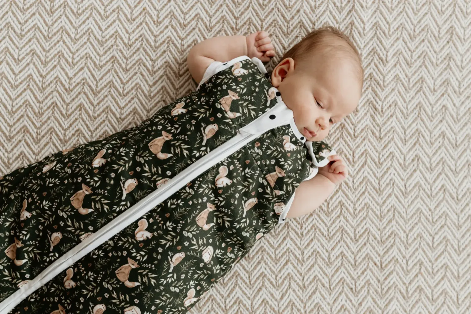 Śpiworki Do Spania|Śpiworki Do Spania | Sleepee Śpiworek do spania Newborn Green Forest