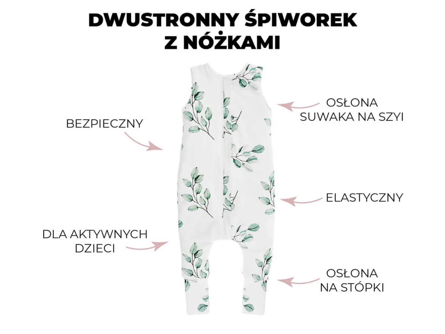 Śpiworki Do Spania | Sleepee Śpiworek z nóżkami - Vintage Animals Almond - Cream, 6-12 msc.