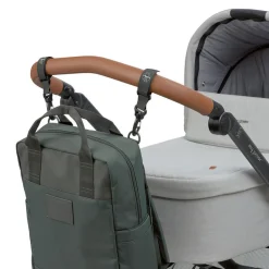 Torby I Plecaki Do Wózka|Torby I Plecaki Do Wózka | Lassig Plecak dla mam kwadratowy z akcesoriami Vividal Backpack dark olive