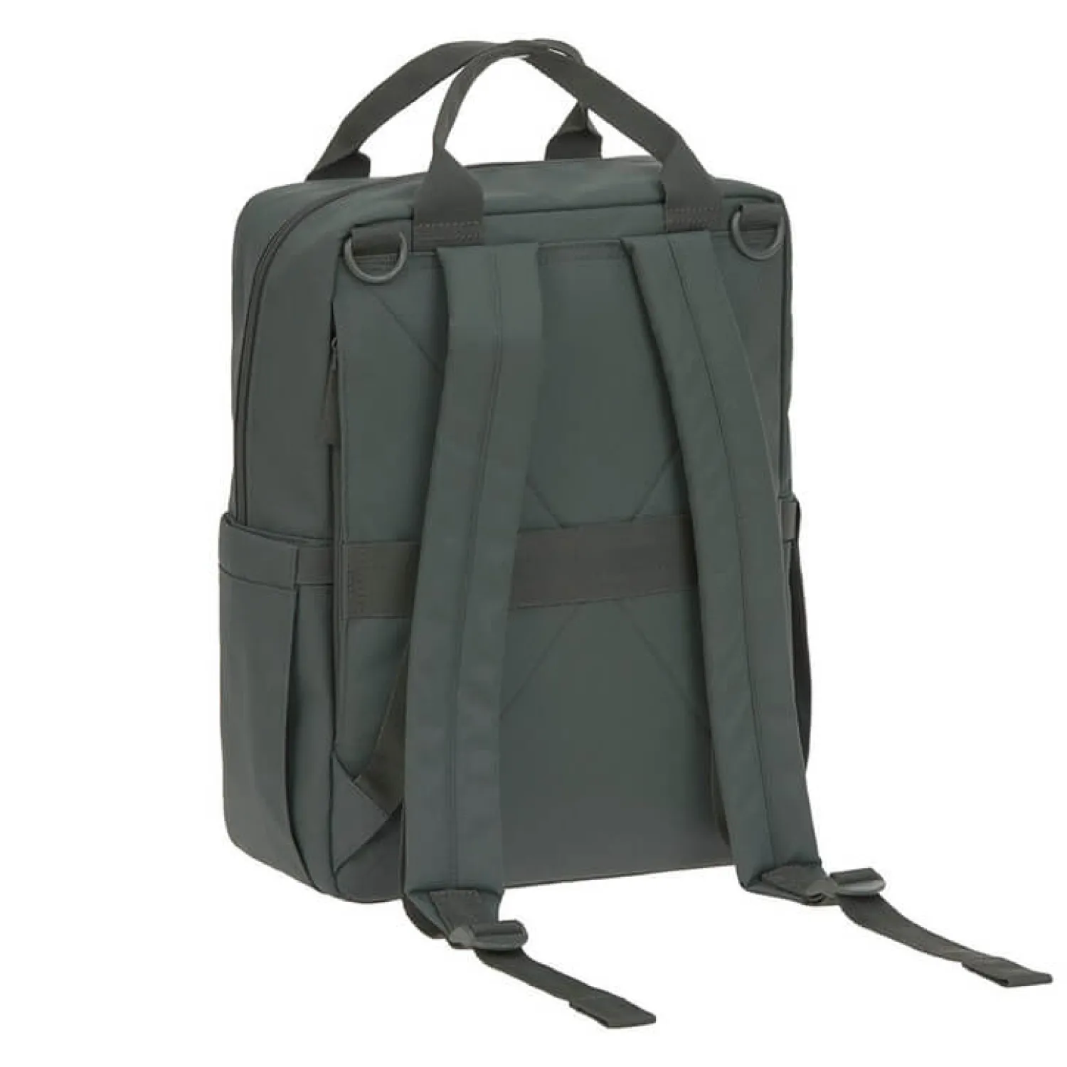 Torby I Plecaki Do Wózka|Torby I Plecaki Do Wózka | Lassig Plecak dla mam kwadratowy z akcesoriami Vividal Backpack dark olive