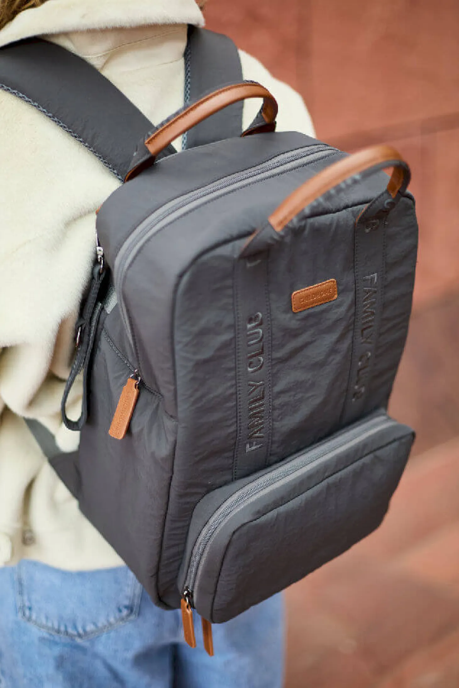 Plecak dla rodzica Family Club Signature Urban Dark Grey