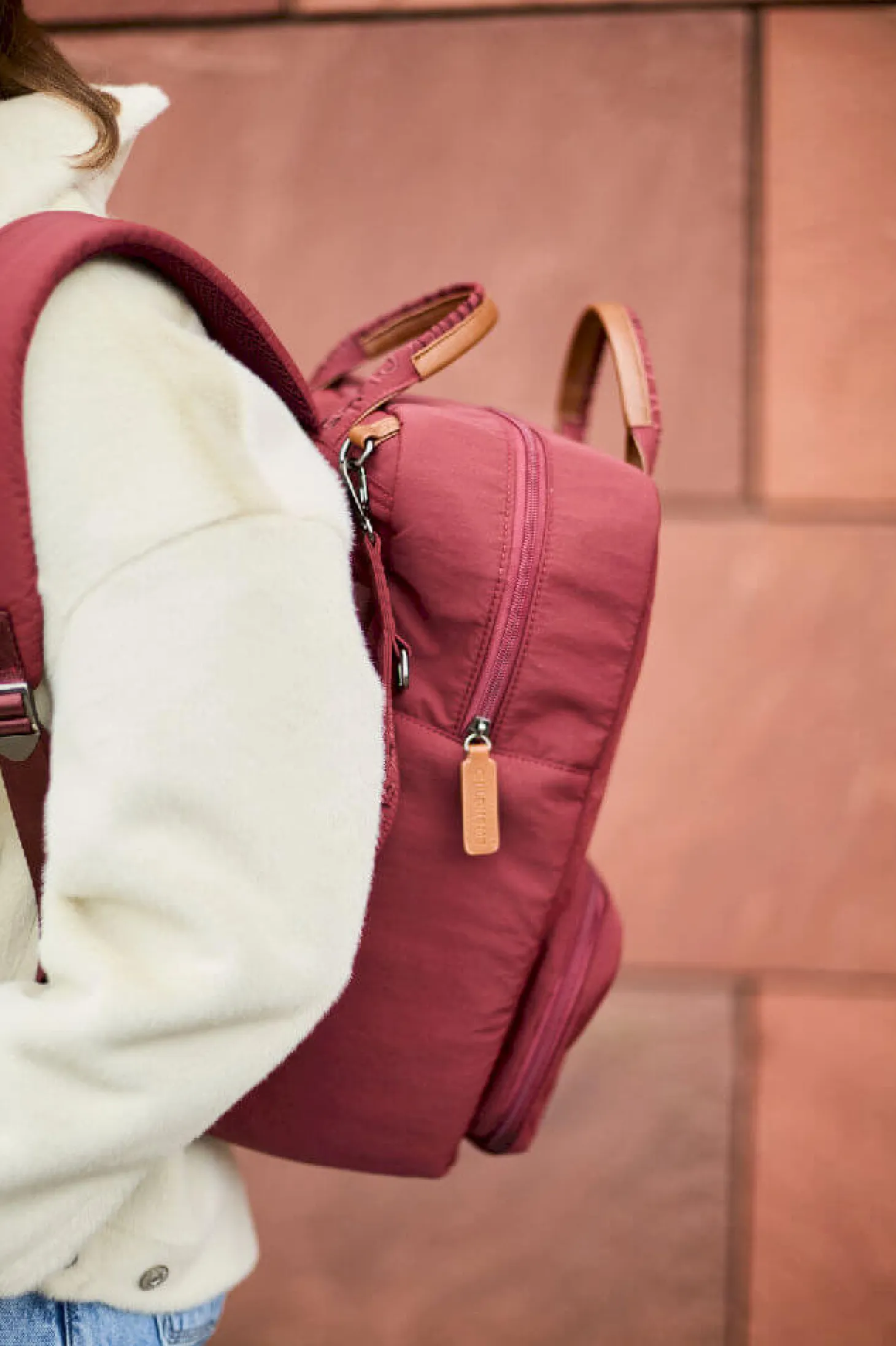 Plecak dla rodzica Family Club Signature Urban Burgundy