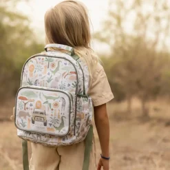 Plecaki I Torebki Dziecięce|Plecaki I Torebki Dziecięce | Little Dutch Plecak duży Safari Friends 35cm