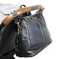 Torby I Plecaki Do Wózka|Torby I Plecaki Do Wózka | Joissy Plecak i torba dla mamy 2w1 MINI black 2.0