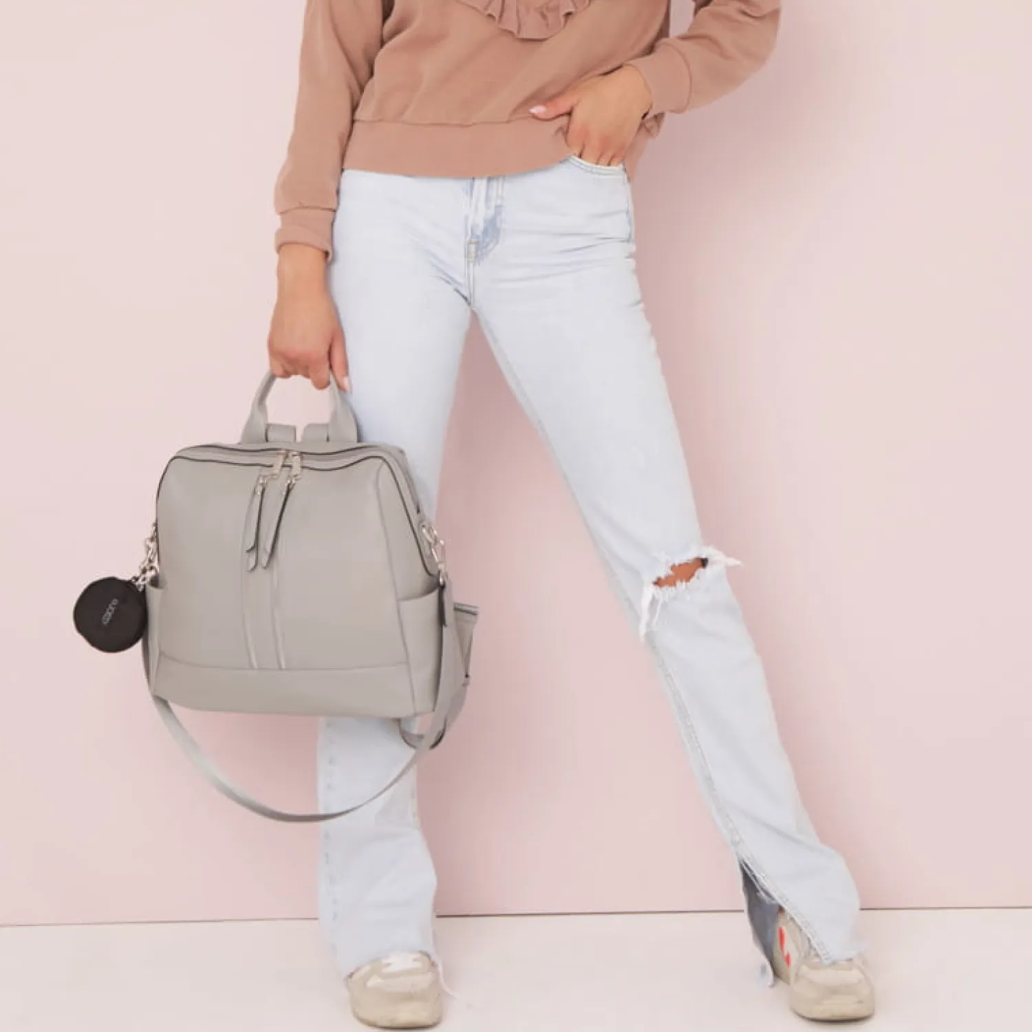 Torby I Plecaki Do Wózka|Torby I Plecaki Do Wózka | Joissy Plecak i torba dla mamy 2w1 MINI cool grey