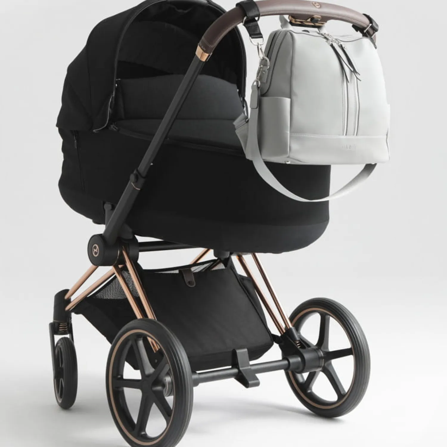 Torby I Plecaki Do Wózka|Torby I Plecaki Do Wózka | Joissy Plecak i torba dla mamy 2w1 MINI cool grey