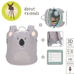 Plecaki I Torebki Dziecięce|Plecaki I Torebki Dziecięce | Lassig Plecak mini About Friends Koala