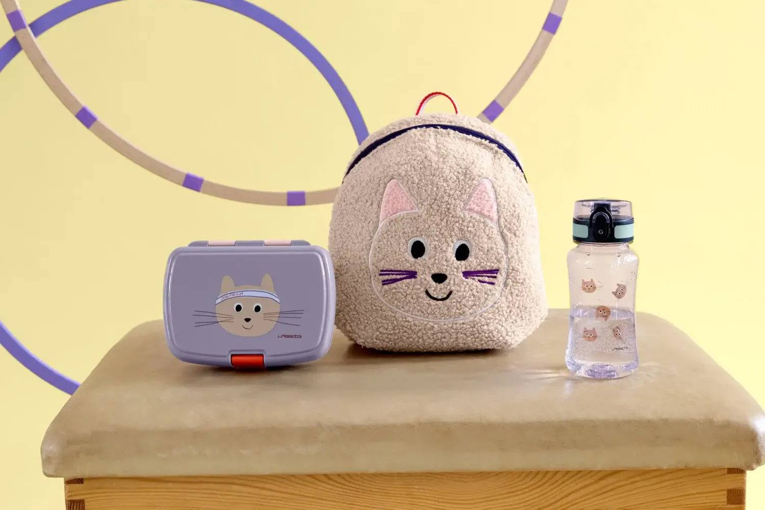 Plecaki I Torebki Dziecięce|Plecaki I Torebki Dziecięce | Lassig Plecak mini frotte Tiny Team - Cat