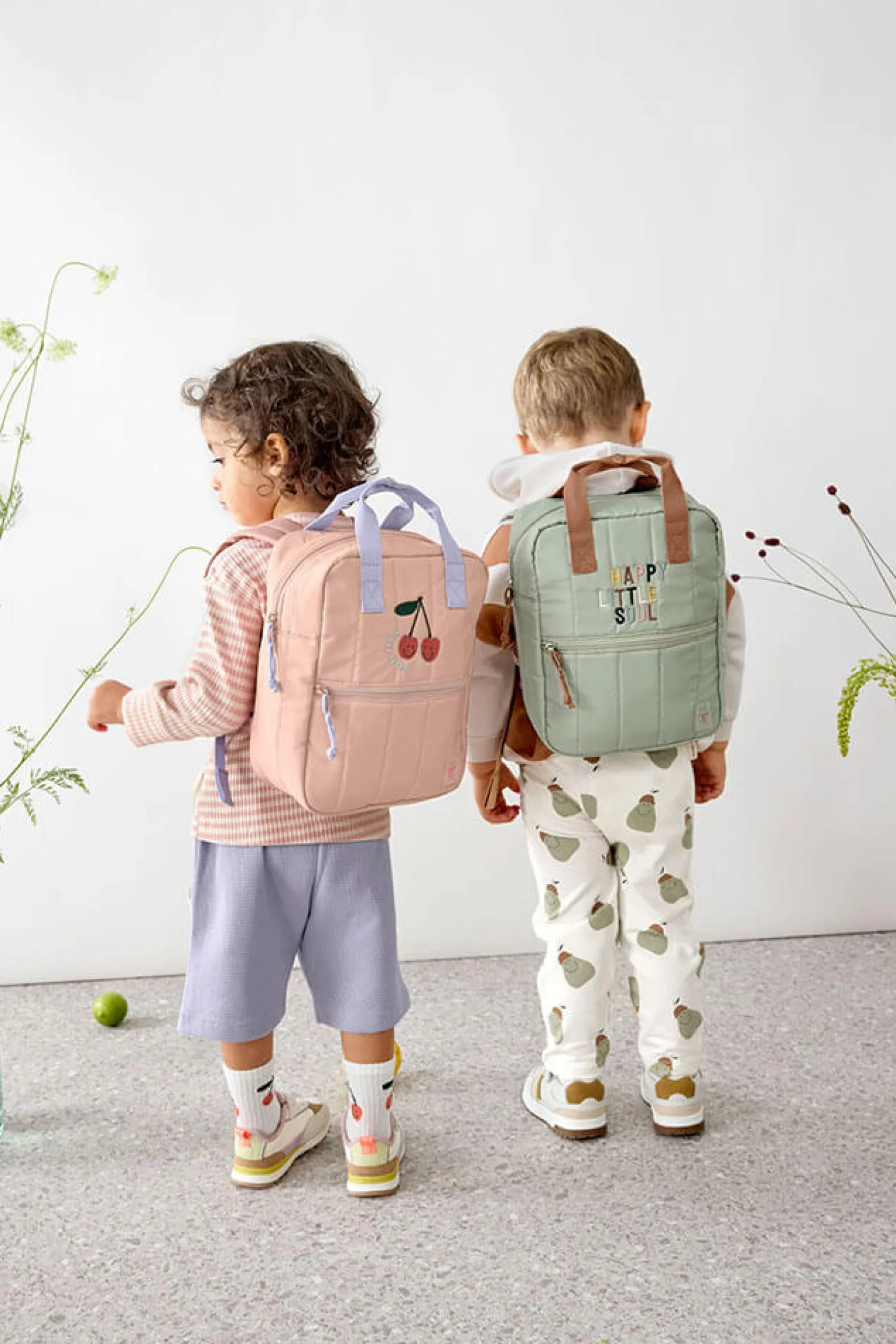 Plecaki I Torebki Dziecięce|Plecaki I Torebki Dziecięce | Lassig Plecak mini kwadratowy Little Gang Light khaki