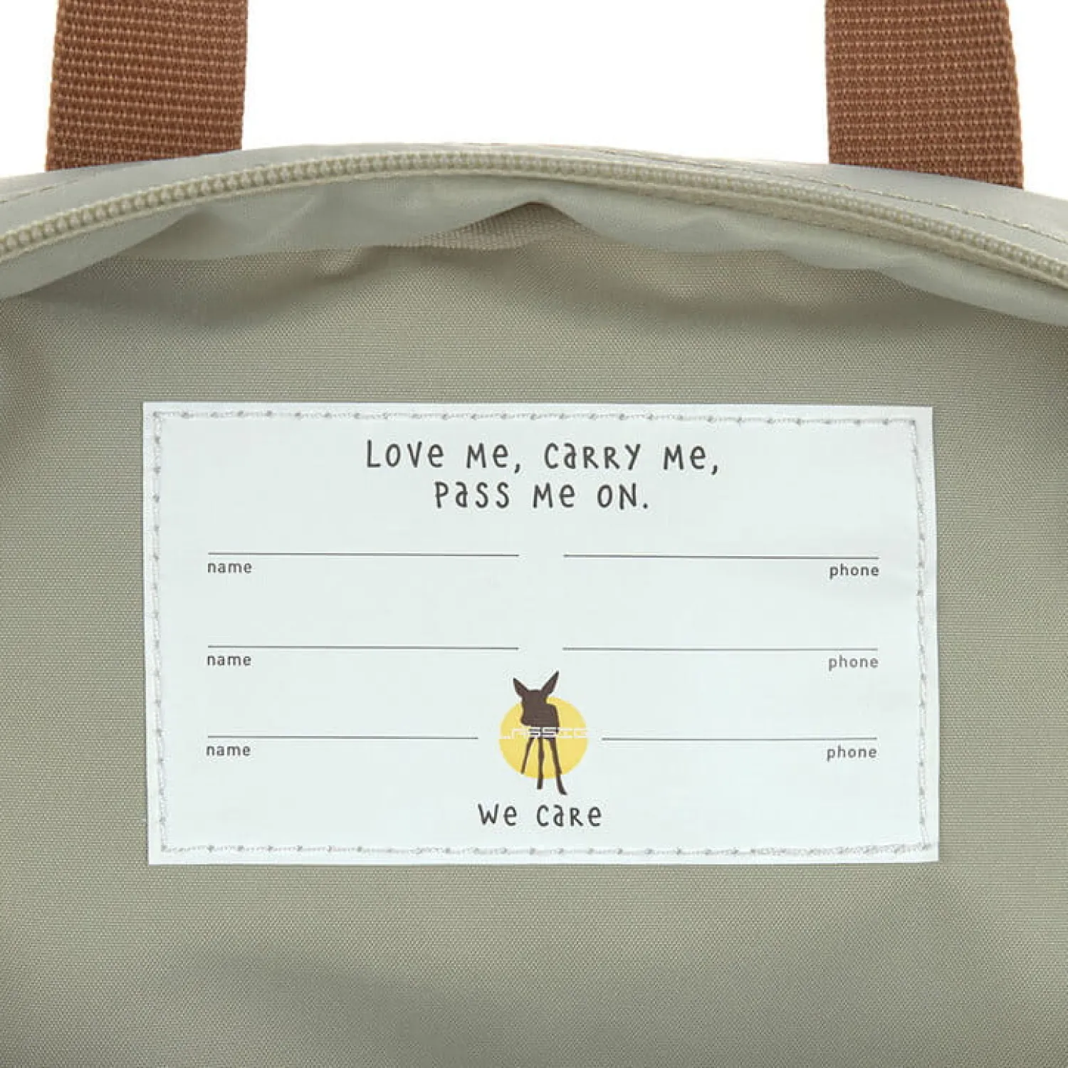 Plecaki I Torebki Dziecięce|Plecaki I Torebki Dziecięce | Lassig Plecak mini kwadratowy Little Gang Light khaki