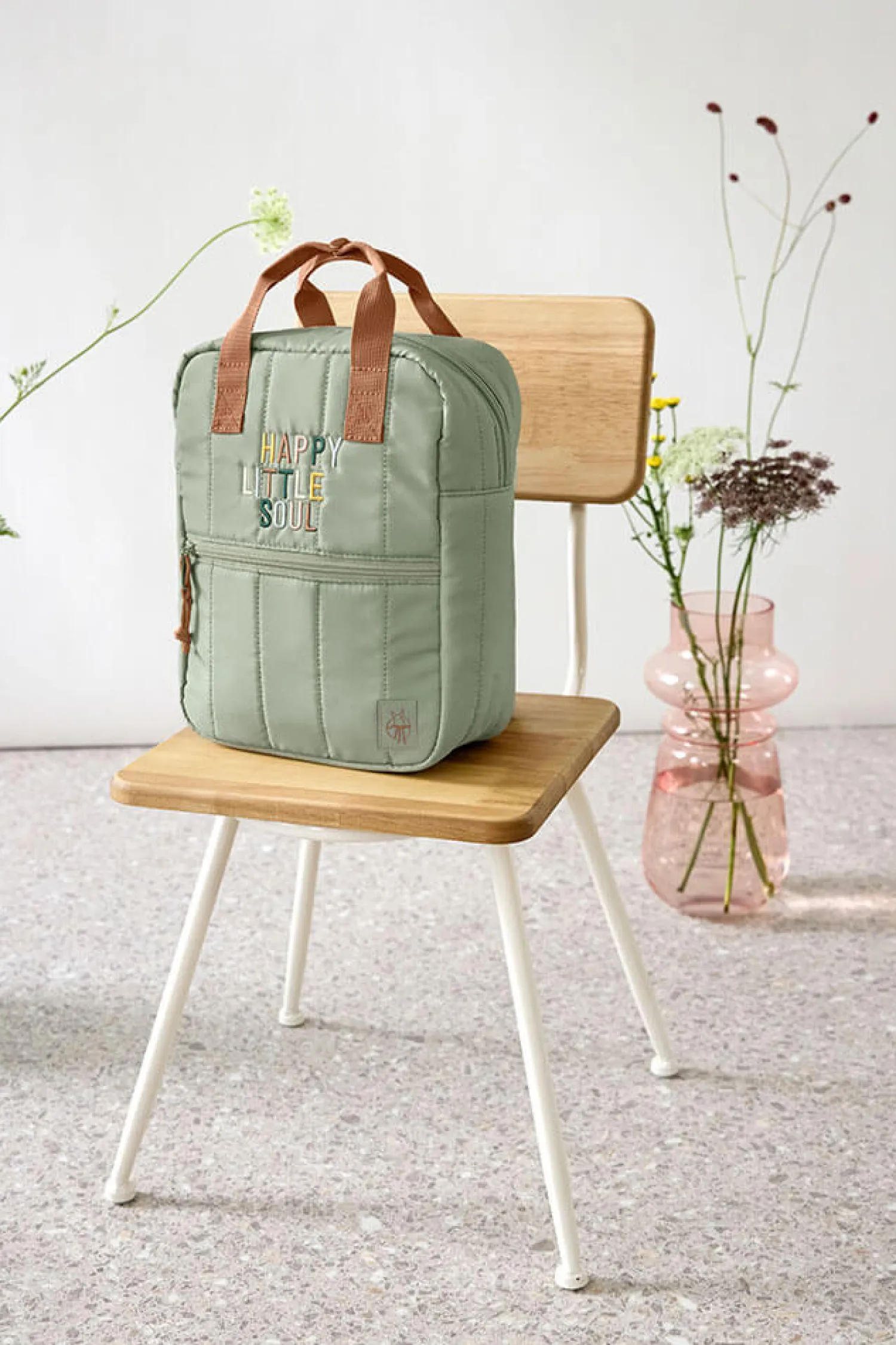 Plecaki I Torebki Dziecięce|Plecaki I Torebki Dziecięce | Lassig Plecak mini kwadratowy Little Gang Light khaki